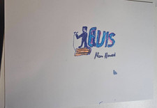 SIGNED KEN HOWARD ELVIS PRESLEY DOODLE CHARITY AUCTION SONGWRITER