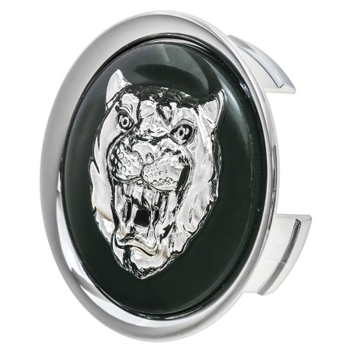 Wheel badge green silver - silver, cat