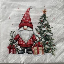 4 Luncheon paper napkins