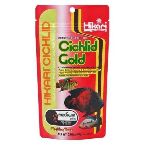 Hikari fish food - food, gold