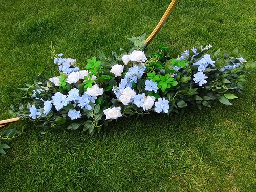 Artificial flowers blue - artificial, and