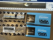 VERSA Security Euro Cylinder Lock Barrel 100mm (40/60) Breaksafe Chrome + Keys