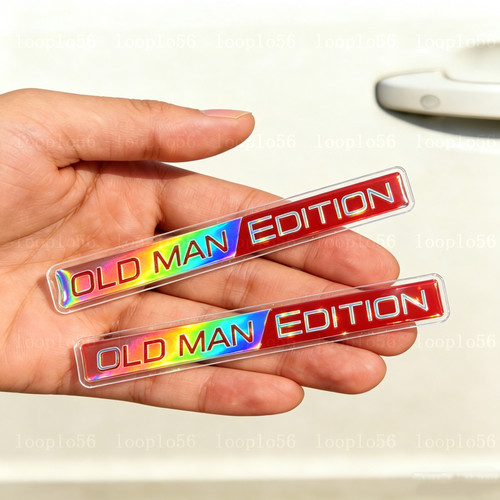 2pcs laser old man - 2pcs, 3d