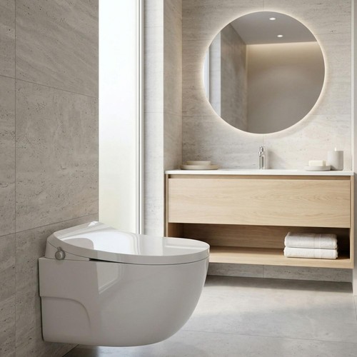 Anas rimless smart toilet - smart,