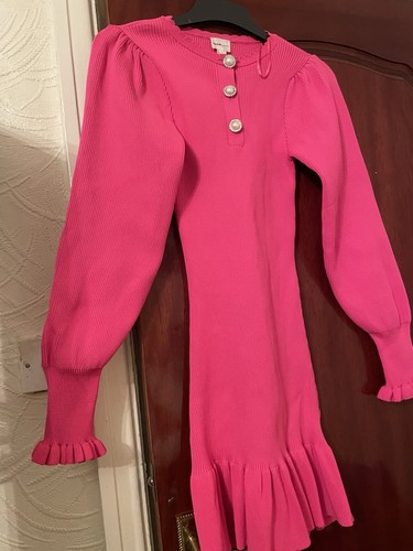 River island pink jumper dress - island,