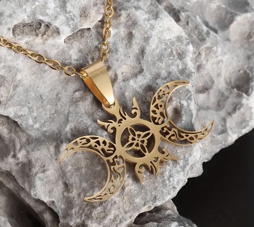 Triple moon witches knot - moon,