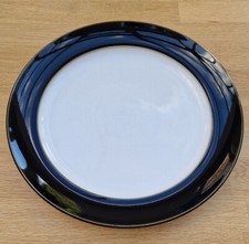 Denby Jet Black Stoneware - 12" Gourmet Dinner Plate