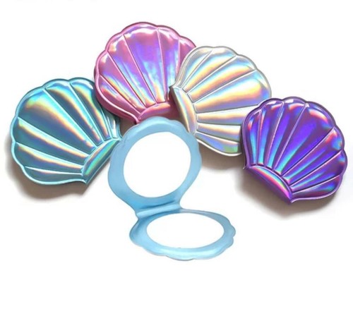 Sea shell shape mermaid mirror - sea,