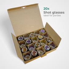 Shot Glasses 70ml Iridescent x