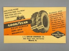 Vintage GOODYEAR TRACTOR TIRES