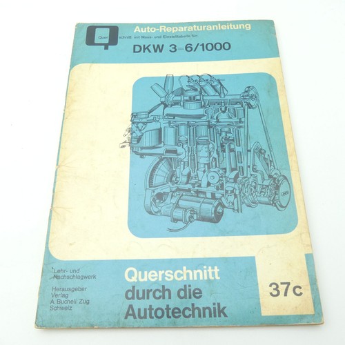Dkw 1000 workshop manual - 6/1000,