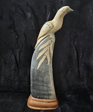 Vintage Hand Carved Buffalo