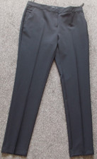 Atmosphere, Ladies Black dress Trousers, tapered, pockets, polyester,Size 12 New