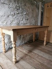 Narrow table with draw - with,