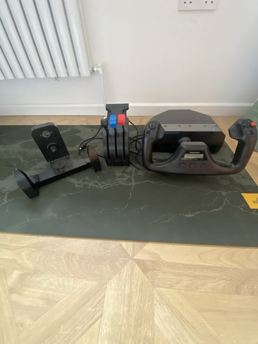 Logitech flight yoke system - logitech,