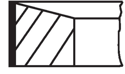 Piston ring set 039rs101140n0 - set,
