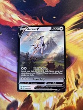 Pokémon TCG Arceus v SWSH204 Black Star Promo Card Near Mint/Mint Condition