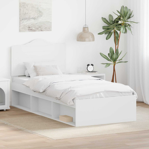 Bed frame white 90x190 - bed,