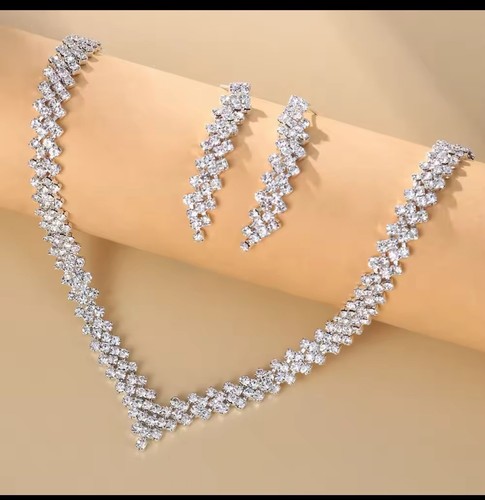 3pcs women crystal - crystal, bridal