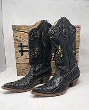  Corral Black  Vintage Lizard