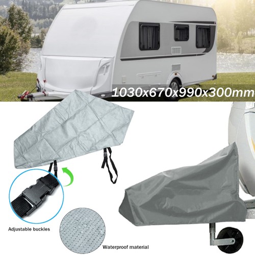 Grey caravan hitch - grey, cover