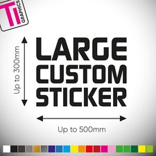 Custom Vinyl Stickers LARGE