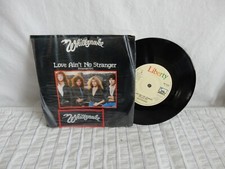 WHITESNAKE LOVE AIN'T NO STRANGER 7" + PATCH LIBERTY BP 424  EX/EX