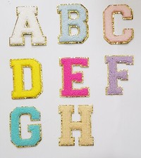 7cm Chenille Patch Letter