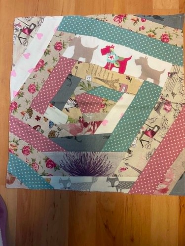Hand made fabric quilted - hand,