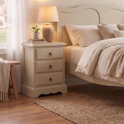 French drawer bedside table - french,