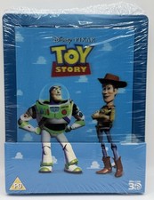 DISNEY PIXAR'S TOY STORY - (UK) LENTICULAR 3D + 2D BLU RAY STEELBOOK - NEW