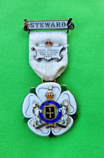 Masonic Steward Mark Benevolent fund 1988 jewel, rainbow and dove decoration