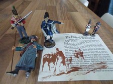 RARE Franklin Mint REGIMENTS OF WATERLOO VARIOUS MODEL SOLDIERS  Excellent Condi