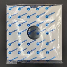 12" White card record sleeves