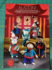 Alan Dart Dk Knitting Pattern Aladdin Pantomime Mice Knit Soft Toy Mouse