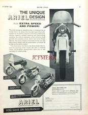 Vintage 'ARIEL' Range of Motor