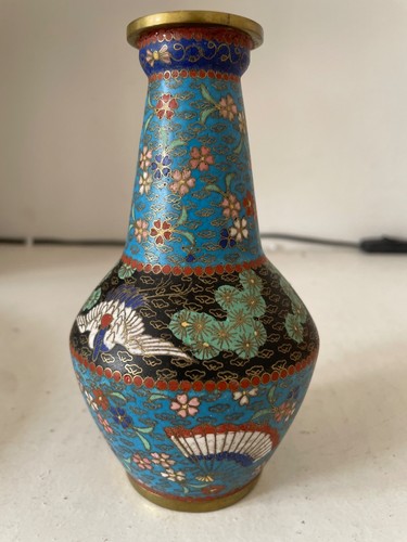 Cloisonne vase very rare - cloisonne, vase,