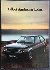 SUNBEAM TALBOT LOTUS Car Sales