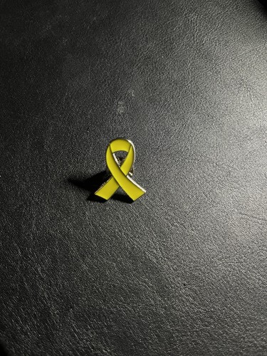 Cancer research ribbon pin - cancer,