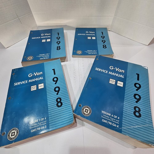 1998 van service - service, manuals