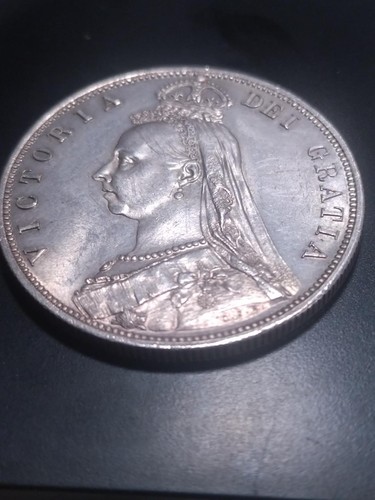 1887 queen victoria half crown - queen,