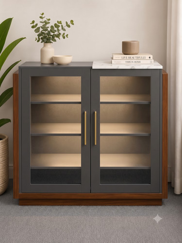 Led display cabinet with glass - led,