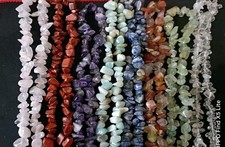 Gemporia 8 x semi precious gem chips Necklaces 92cm unworn