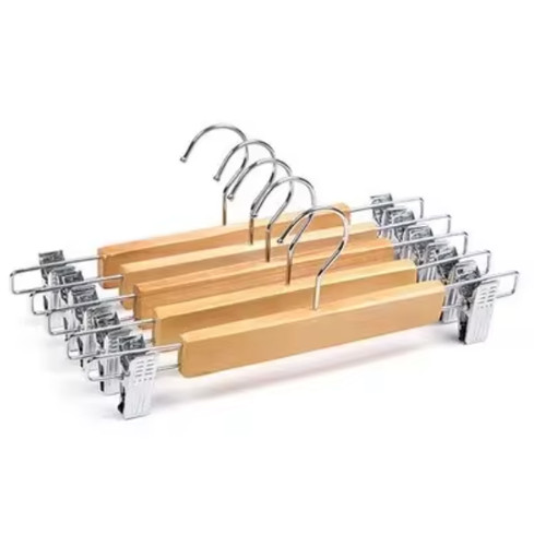 Wooden hangers with metal - wooden,