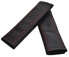 2x Seat Belt Covers Pads Black