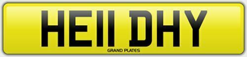 Heidi number plate he11 dhy - heidi,