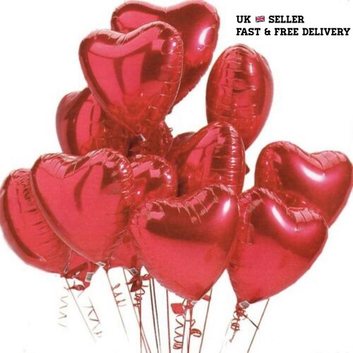 Red heart love foil - red,
