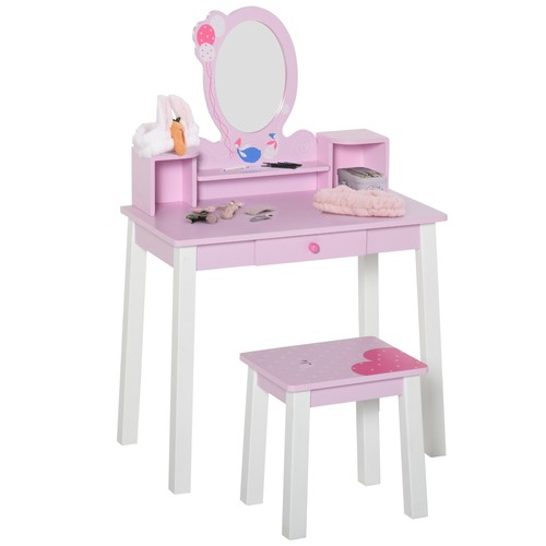 Homcom kids dressing - kids, table