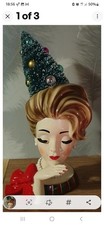 Tk Maxx Elegant Lady With Christmas Tree On Head 42cm