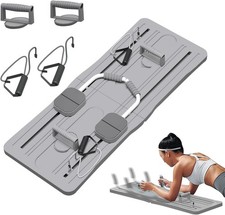 LIROPAU Multi-Functional Ab Exercise Board, Ab Roller Exercise Machine with Resi